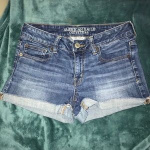 American Eagle Shortie Super Stretch Jean Shorts